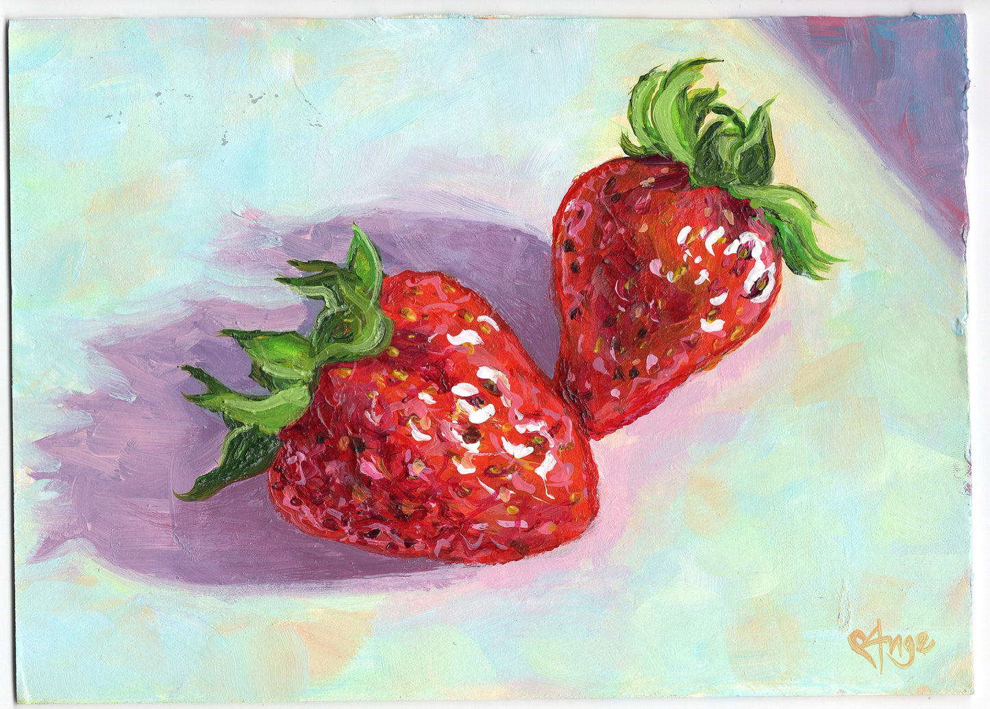 “Two Strawberries” Print