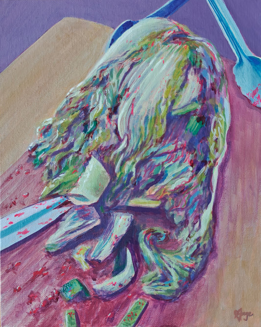 "Kimchi Head 2" 8x10