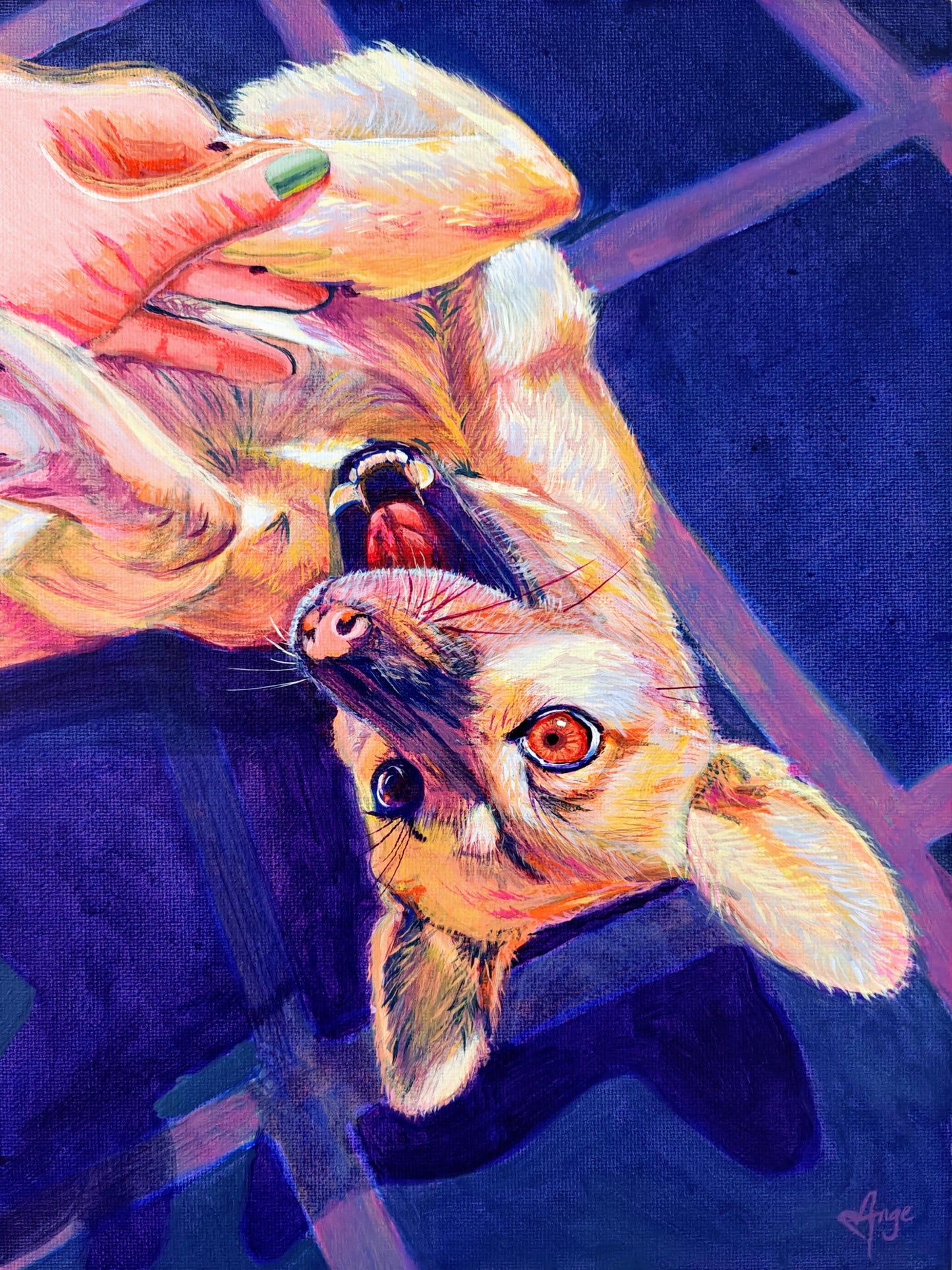 "Playful Jindo" Print