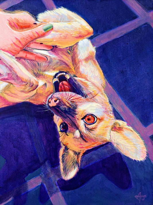 "Playful Jindo" Print