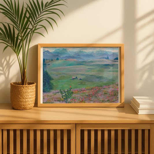 "Mountain Hangout" Print